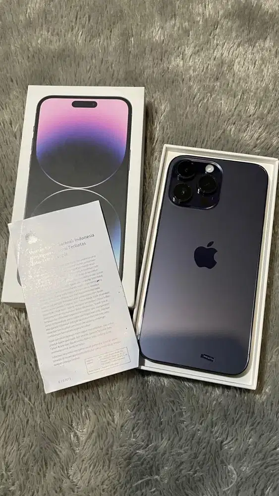 iphone 14 pro max deep purple 128gb resmi ibox