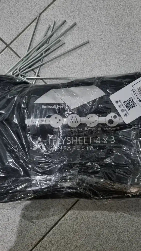 Flysheet 4 x 3 merek ANTARESTAR