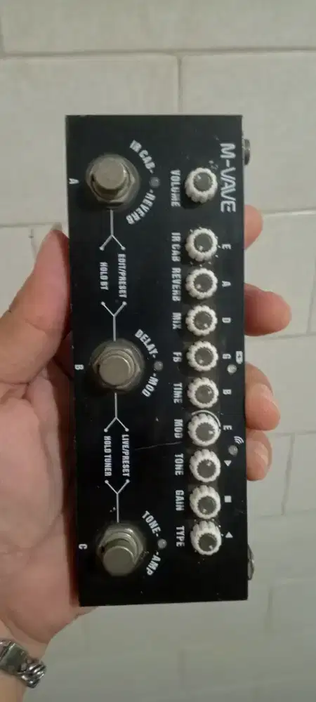 Efek gitar listrik mvave cube baby