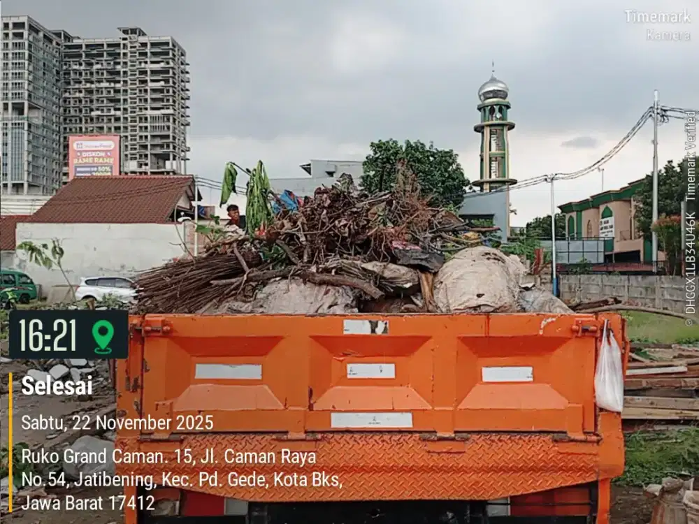 Jasa buang sampah proyek dan daun