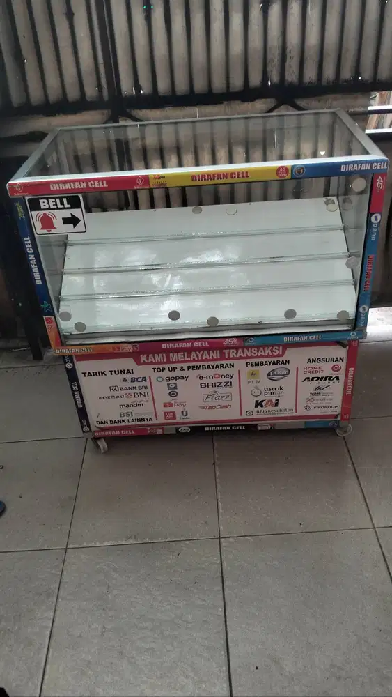 ETALASE KONTER MINI 85*45*80cm