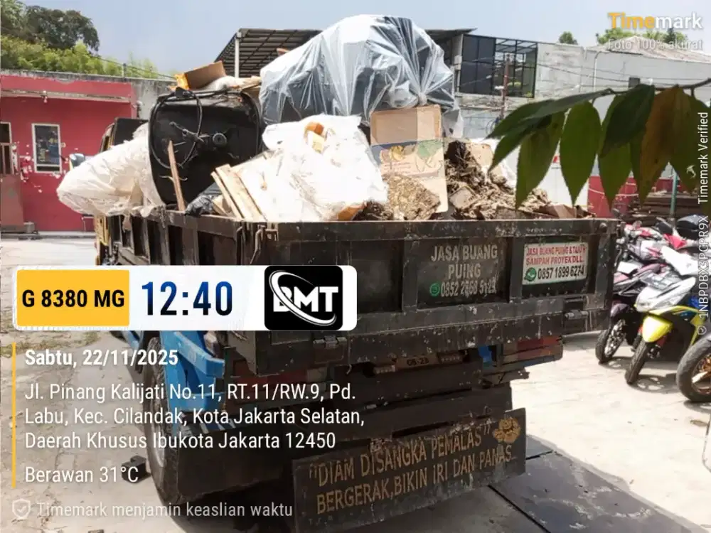 Jasa buang puing dan tanah