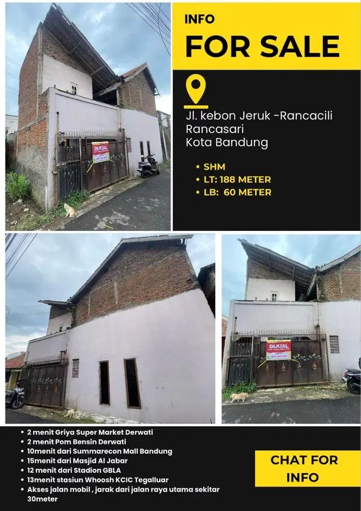 Rumah Bandung LT188 – Dekat Summarecon, Tol149, Al Jabbar & KCIC | SHM