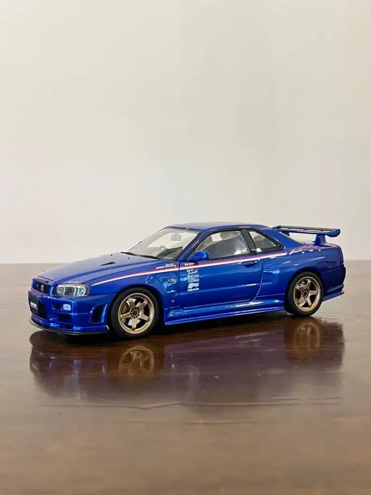 Autoart Millenium Nissan Skyline GTR R34 Nismo Sports Model Car Mobil