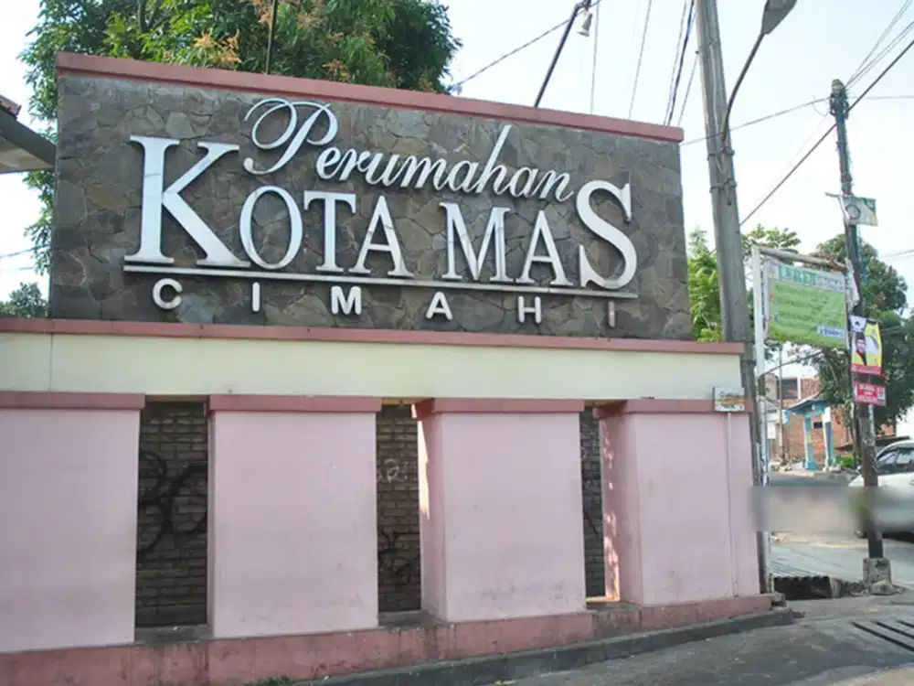 rumah siap huni komplek elite kota mas cimahi dekat alun alun