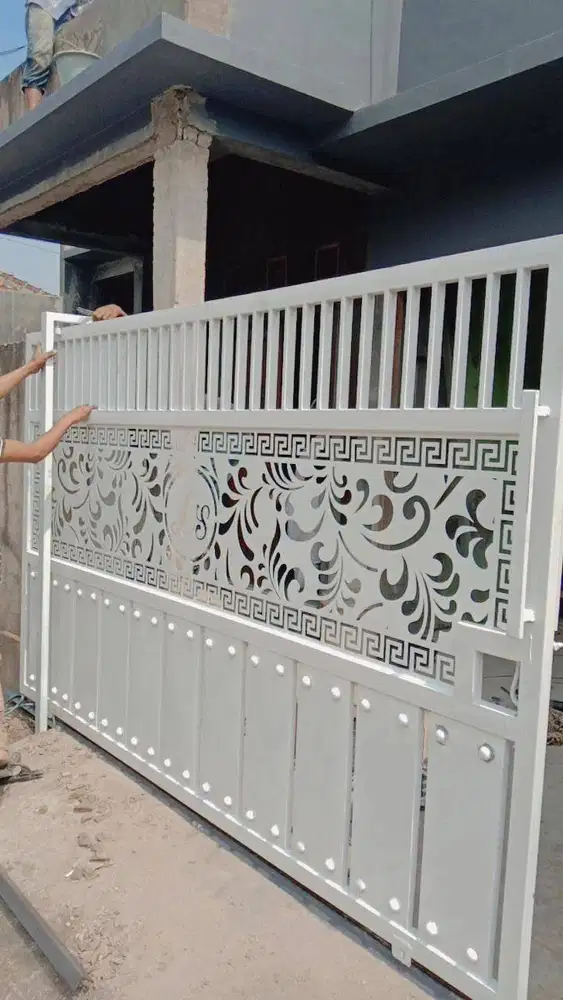 pagar rumah cuting anti karat