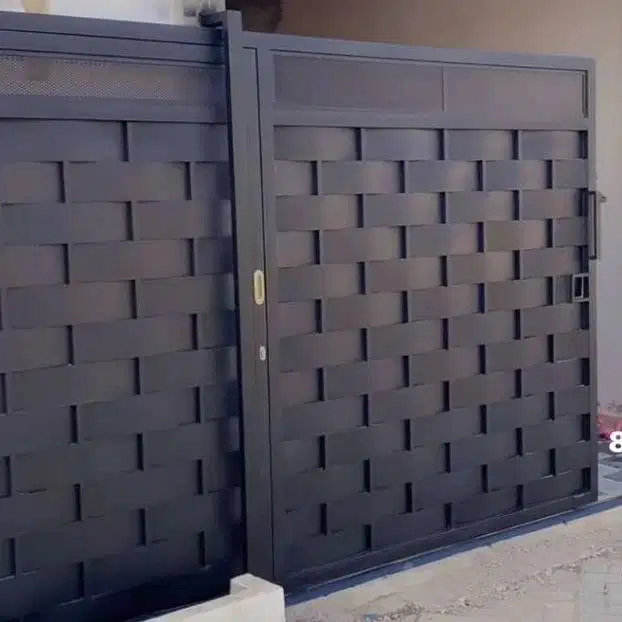 pagar rumah model anyam