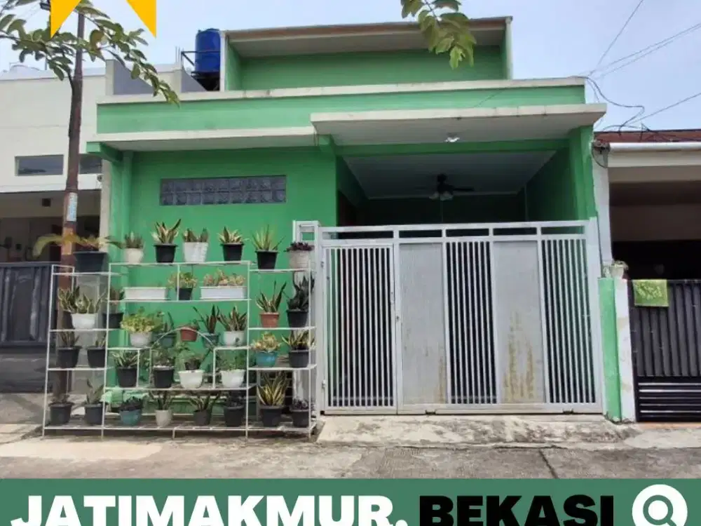 Rumah dijual Murah 1,5 Lantai Jatimakmur, Bekasi dekat LRT Jatibening