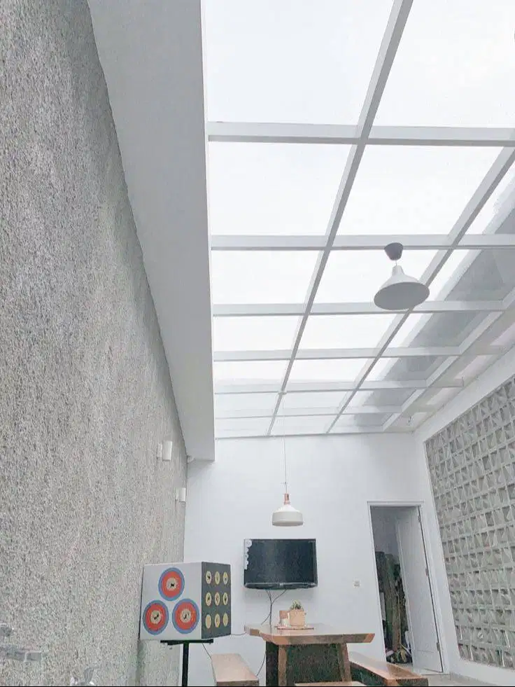 kanopi sleding atap solarflat murah