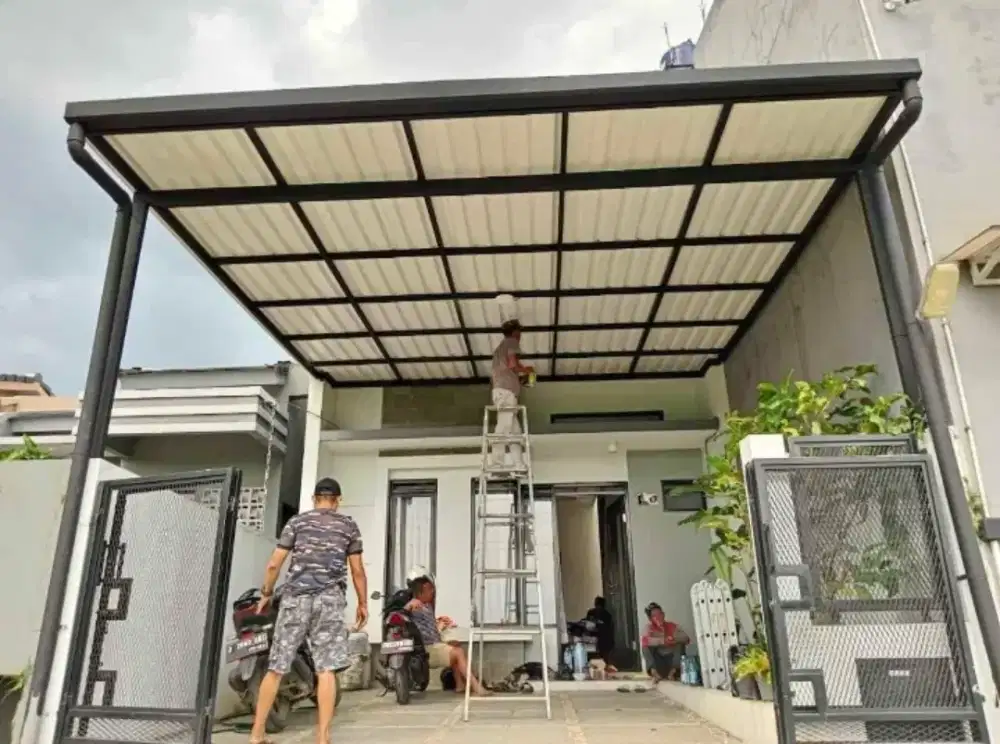 Kanopi atap alderon rs