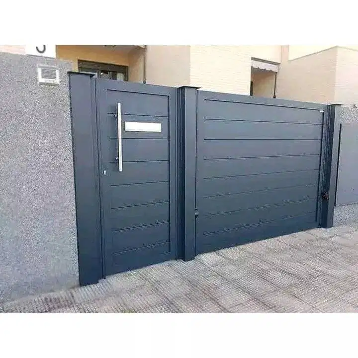 pagar rumah plat eser model terbaru