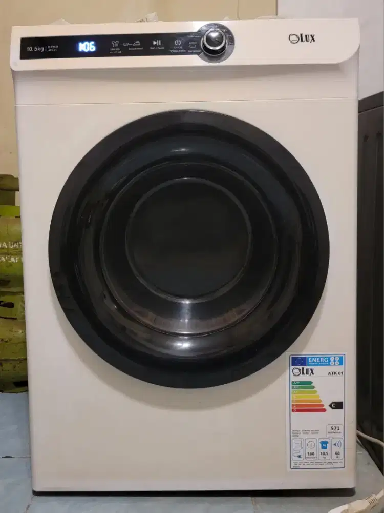 Dryer pengering pakaian gas 10,5kg