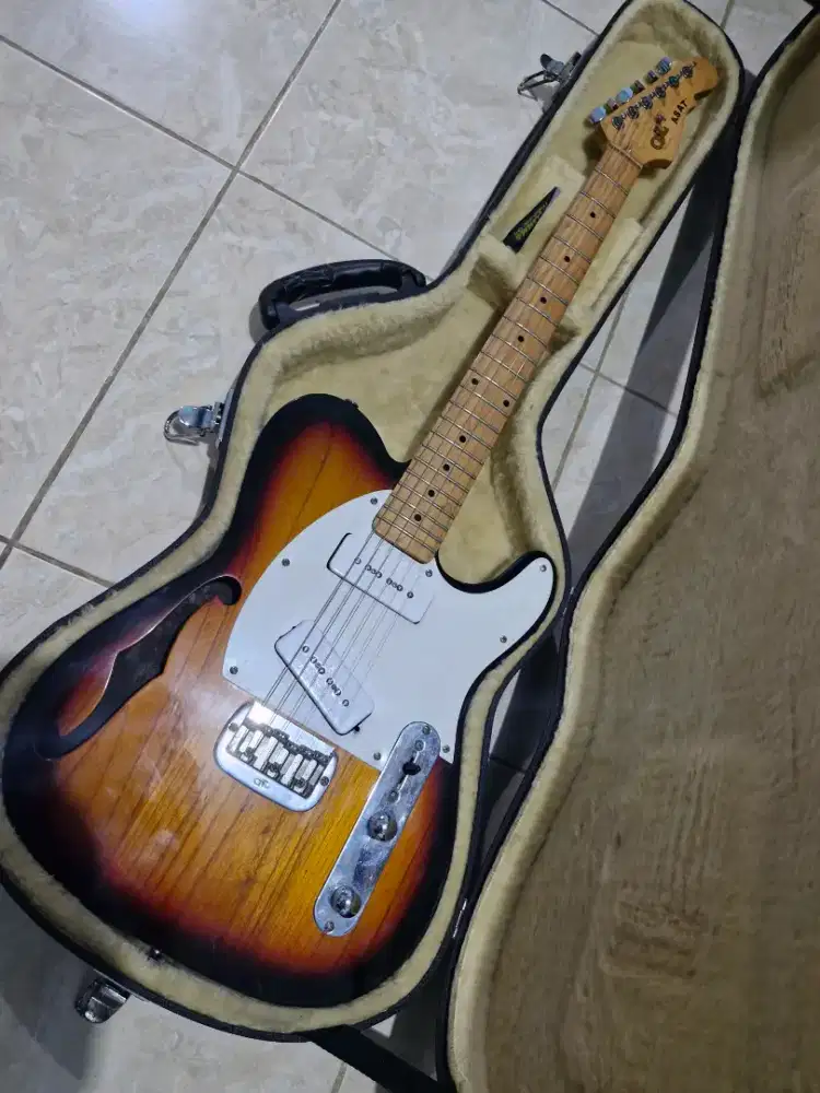 GnL Telecaster Asat Tribute Series Thinline Semi Hollow rasa Fender