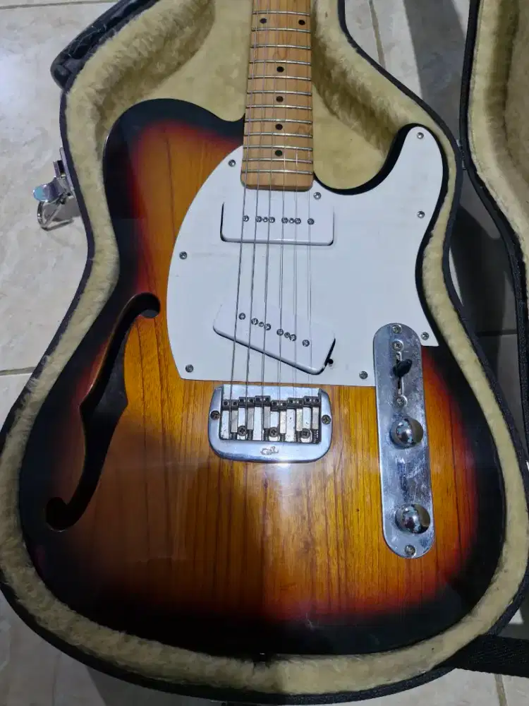 GnL Telecaster Asat Tribute Series Thinline Semi Hollow rasa Fender