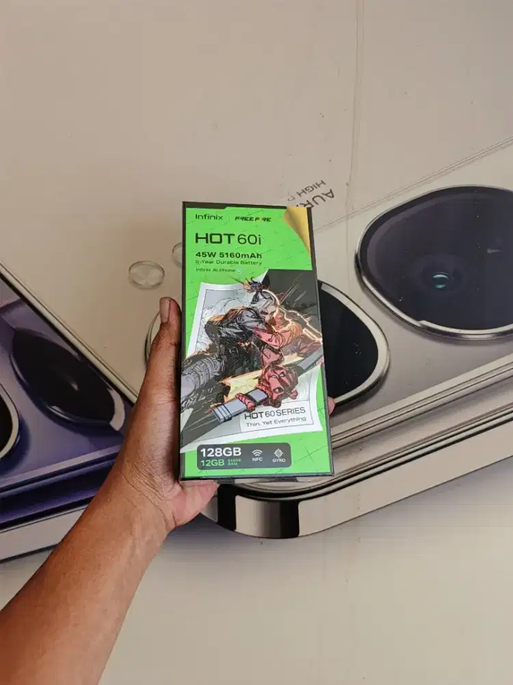 BERMINAT SILAHKAN WA Infinix Hot 60i NFC 6+6/128 Garansi resmi 1thn