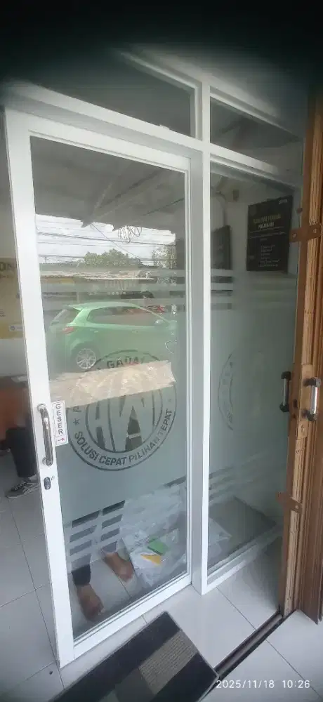 Stiker sunblast cutting logo sticker buram es & kaca film ready selalu