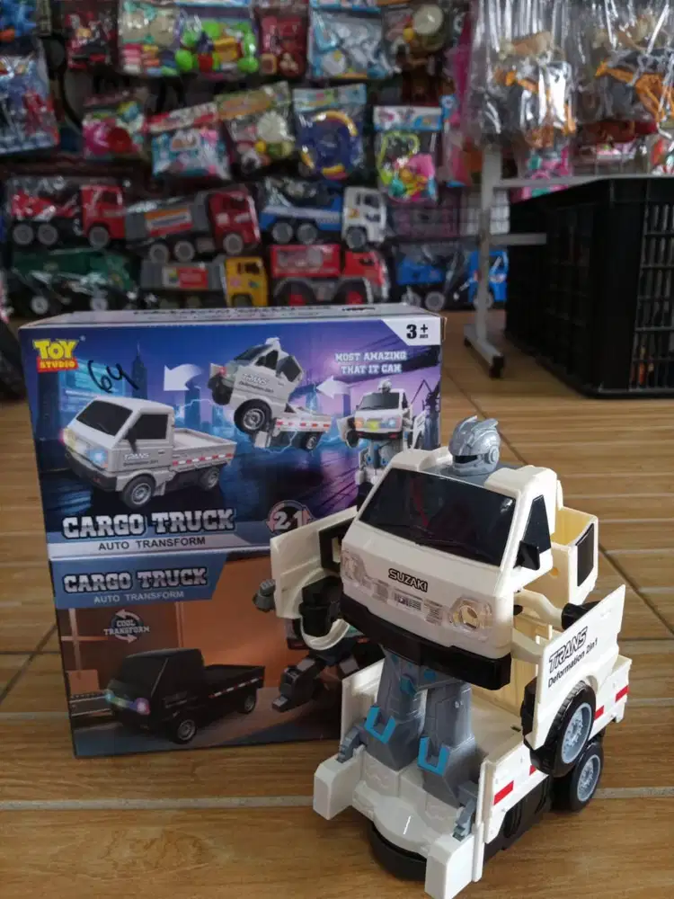 mainan anak mobil pick up bateraii