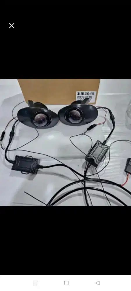 Dijual foglamp biled laser LED projector blue lens bekas