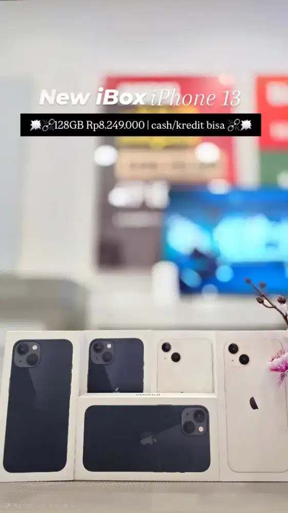 iphone 13 basic 128 garansi resmi ibox