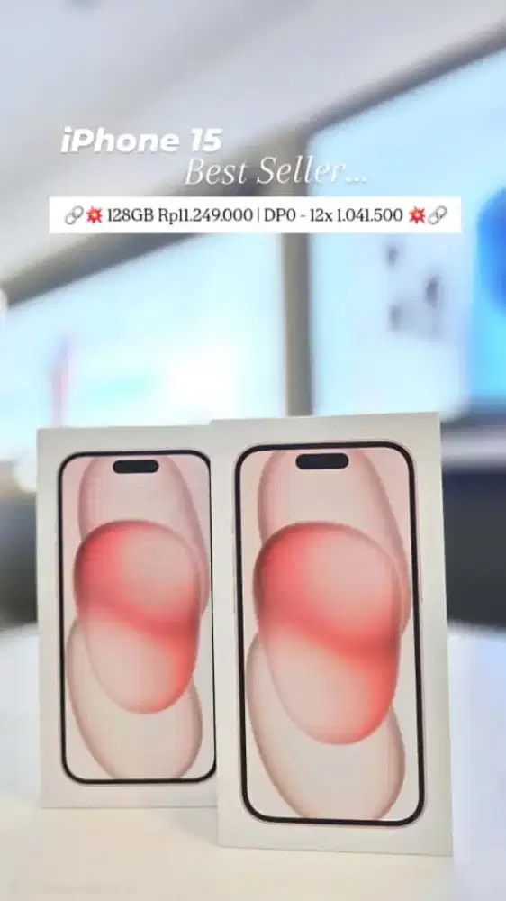 iphone 15 basic 128 garansi resmi ibox