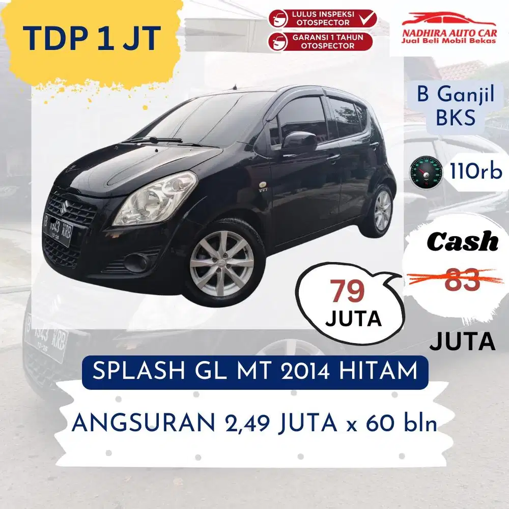 Promo Kredit DP 1 Juta Splash GL MT 2014 Hitam