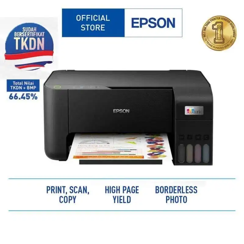 Printer EPSON L3211 InkTank Multifungsi Print Scan Copy