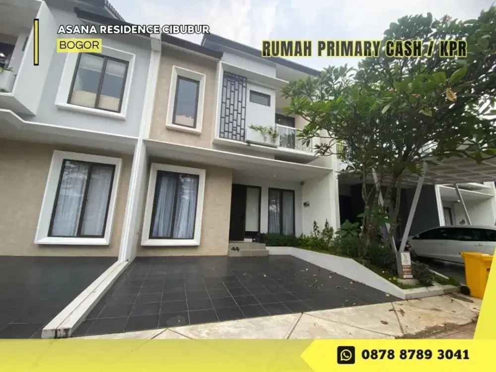 Rumah Modern Siap Huni Ready Stock DP 0% di Asana Residence Cibubur