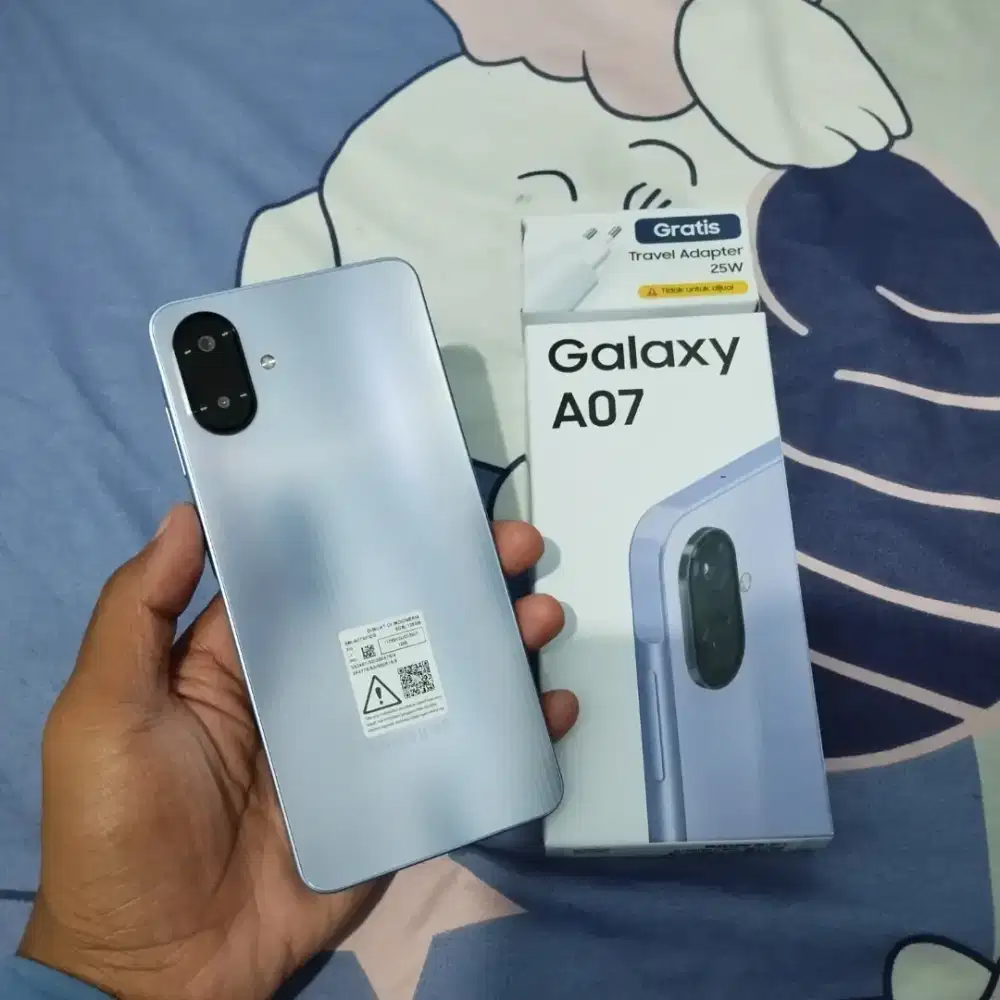 samsung A07 6/128 gb. pemakaian seminggu like new