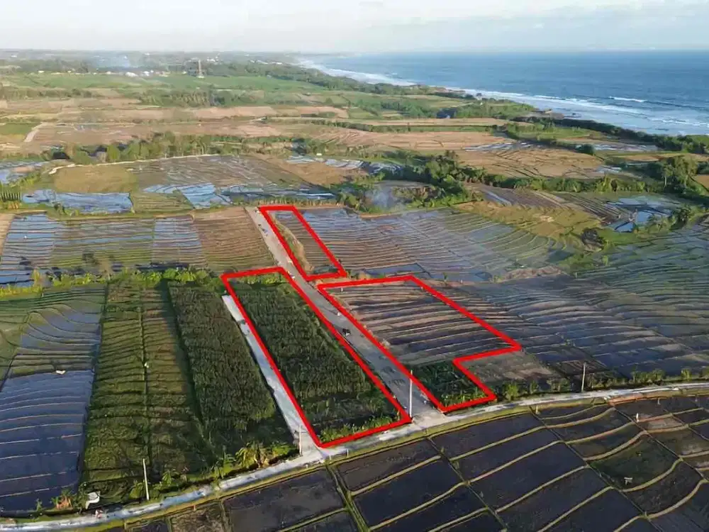 Tanah size kecil murah di pantai pasut tabanan dekat beraban tibu biu kedunggu pantai yeh gangga bali
