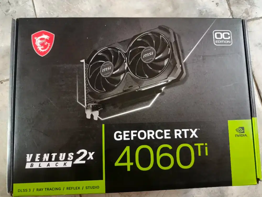 MSI GeForce RTX 4060 Ti VENTUS 2X 8GB – Bekas, Siap Gas Gaming