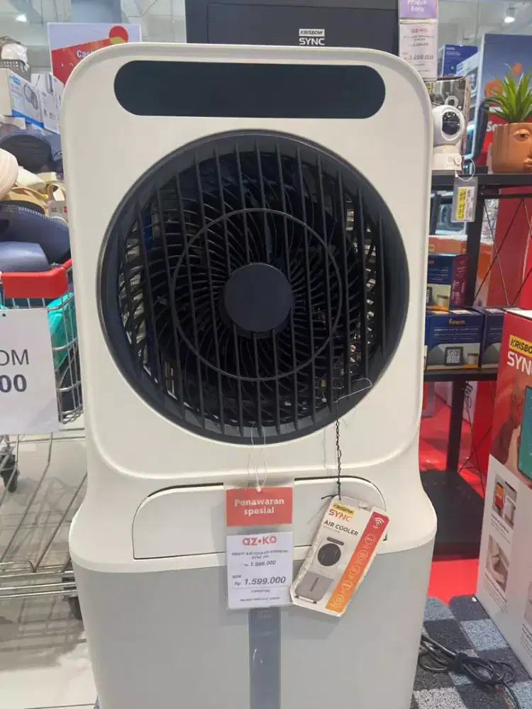 PROMO CICILAN BUNGA 0% SMART AIR COOLER KRISBOW SYNC 25L
