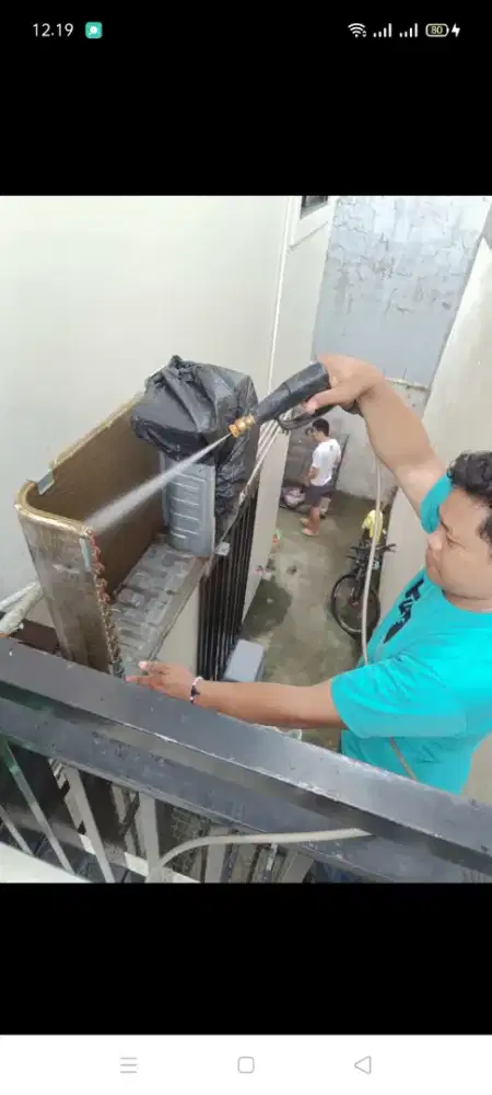 Jasa servis AC kulkas mesin cuci kompa air dll bergaransi