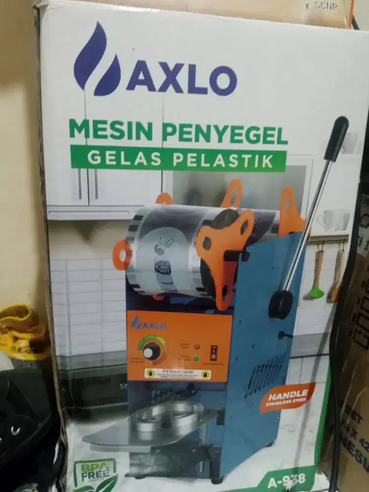 Mesin penyegel,gelas plastik