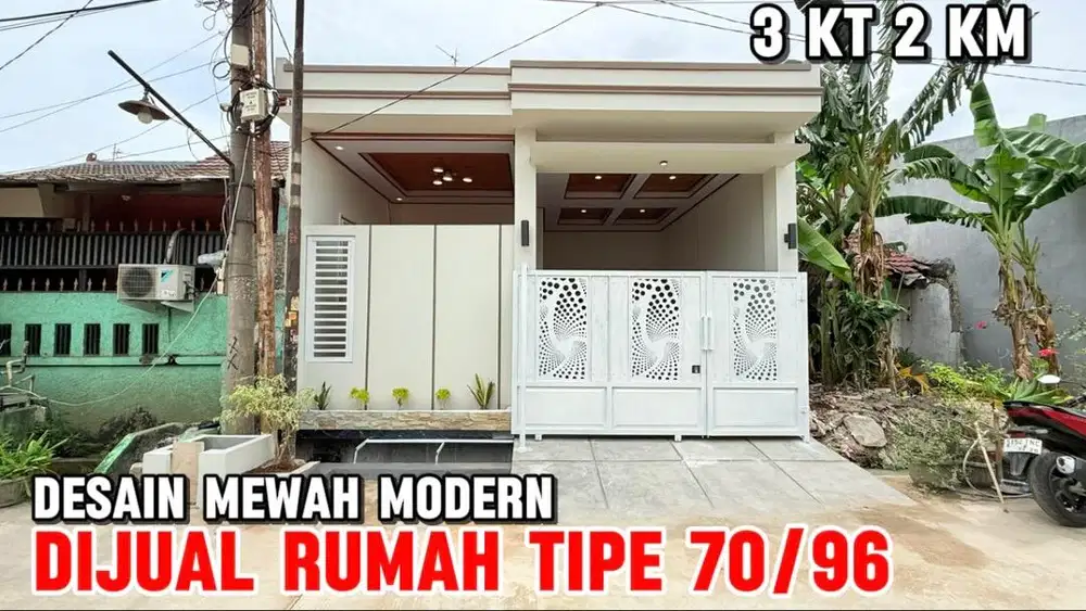 Dijual rumah 3 kamar tidur 96 M2