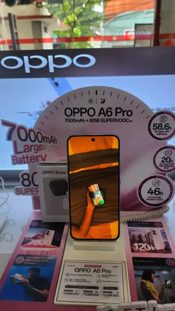 Oppo A6 Pro Garansi Proteksi Layar 1tahun