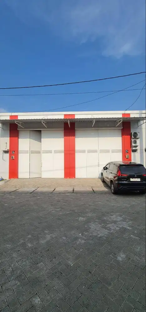 Gudang 2 unit jadi 1 + Kantor di Pegudangan Tritan Betro Sedati Gedang