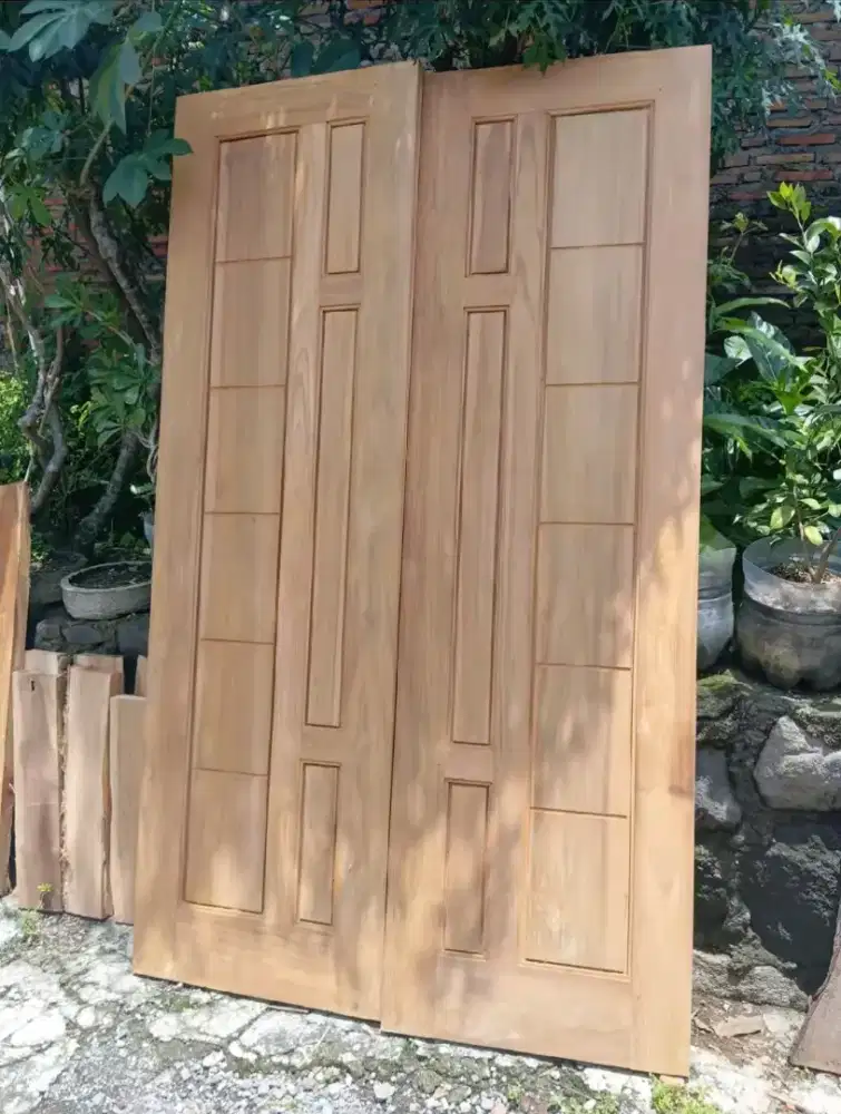 PINTU KAMAR kayu jati
