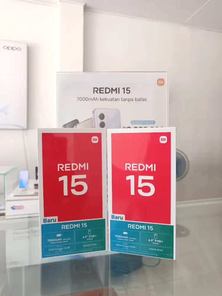 REDMI 15 8+8 /128 GARANSI RESMI