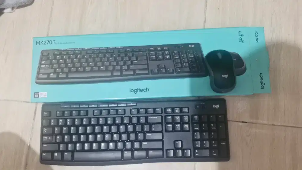 1 set keyboard mouse logitech MK270R