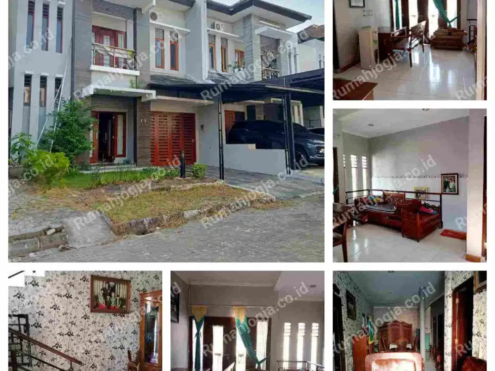 rumah 2 lantai di dalam perumahan palagan KM 7 perumahan paradise