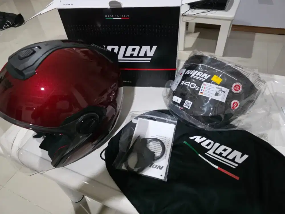 Helm NOLAN N405 Classico Nobile 321 Rosso Viscerale Glossy