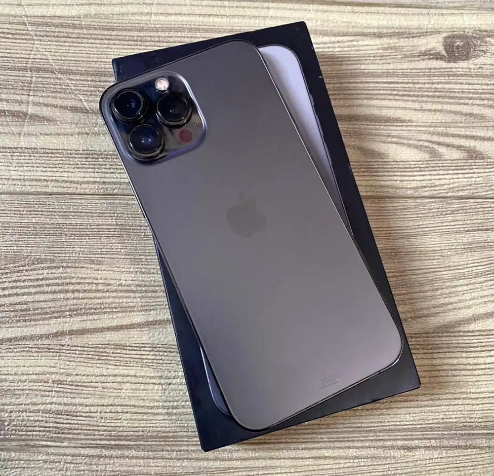 iPhone 13 Pro Max 128GB Garansi Resmi iBox Black Battery 87% Mulus