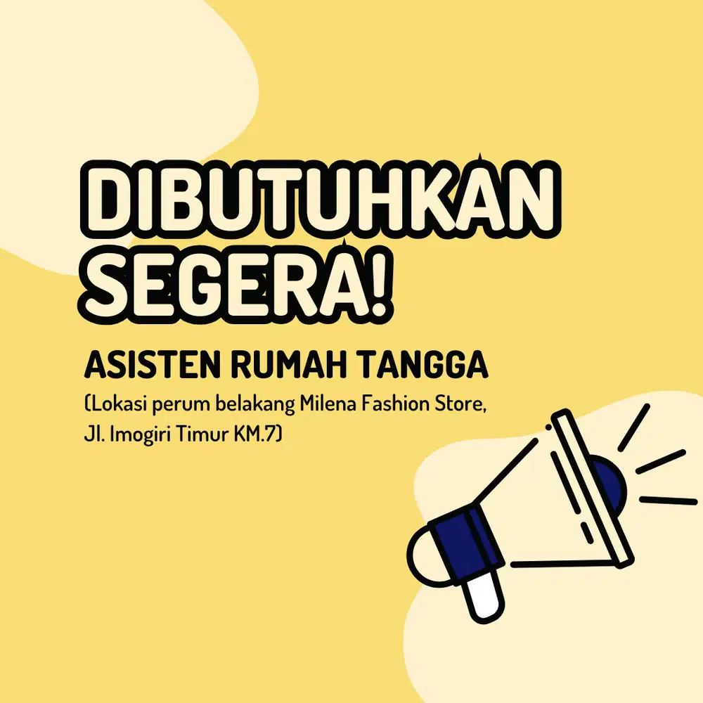 Lowongan Asisten Rumah Tangga