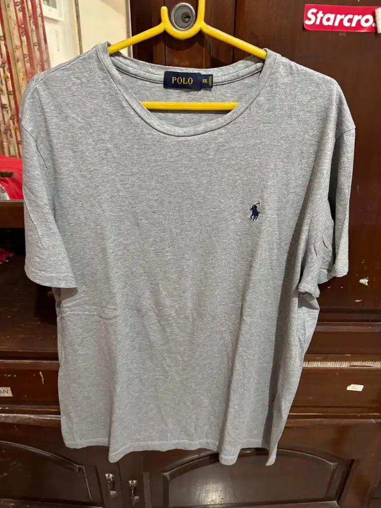 Kaos Polo Grey Size XXL Original