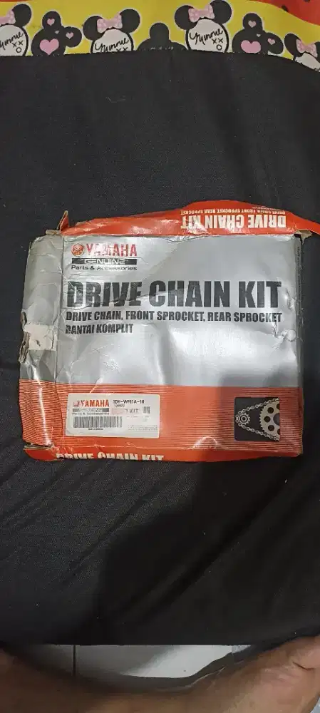 Rantai komplit+ kanvas rem dijual cepat