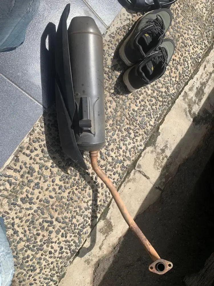 Knalpot standar original yamaha aerox old