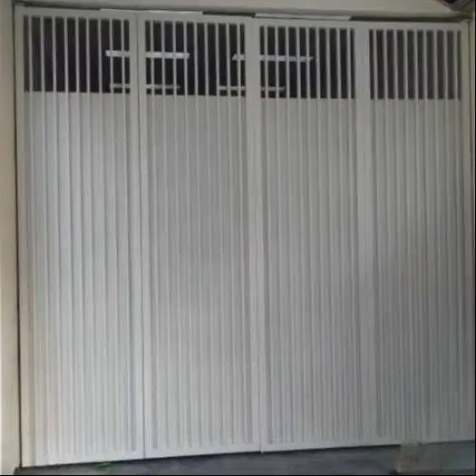 pintu pagar garasi warna putih murah bergaransi