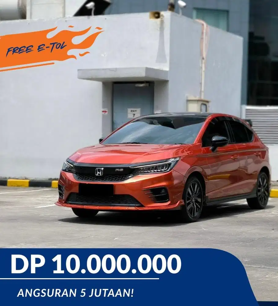 FREE E-TOL, HONDA CITY RS HB CVT 2022