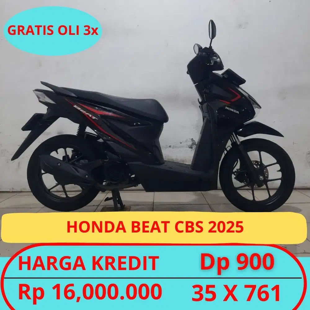 HONDA BEAT CBS 2025 DP HANYA 900 RB GUYSSS