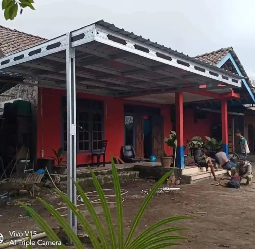 Pasang kanopi baja ringan promo